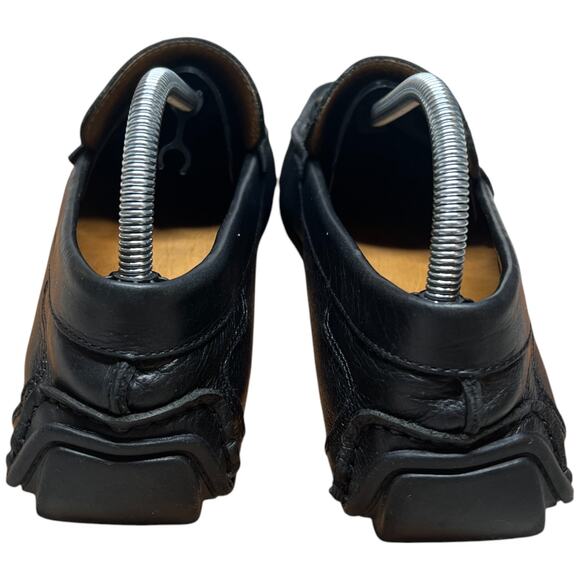 MERCANTI FIORENTINI Horse Bit Relax Men 9M Black Leather Driving Loafers Shoes - Picture 4 of 14